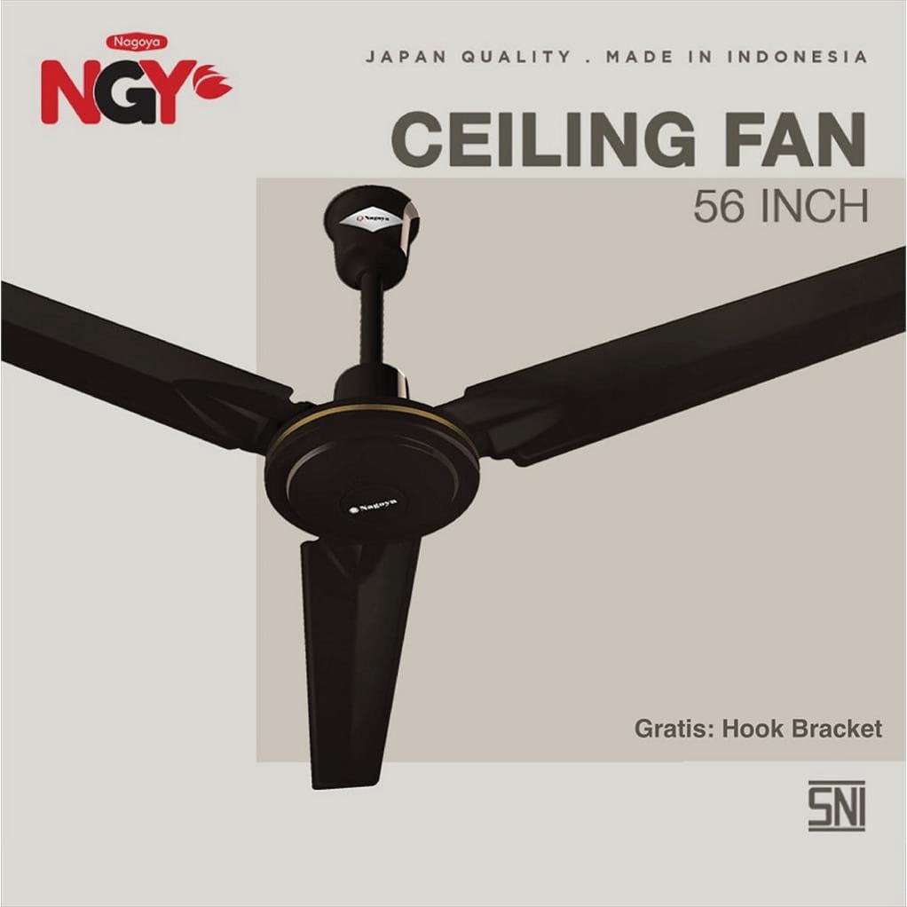 Kipas Angin Plafon NAGOYA (Ceiling Fan) 56&quot; - Baling Besi - NG56CF