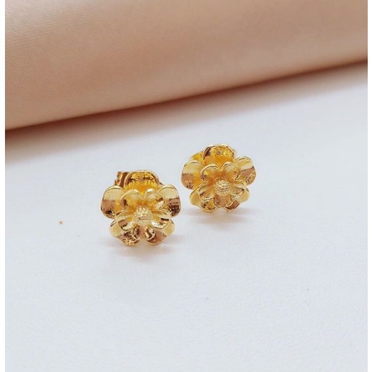 Srikandi Store - Anting Giwang Tusuk Sepasang - Giwang 24K Mirip Emas Asli - Giwang Wanita Dewasa