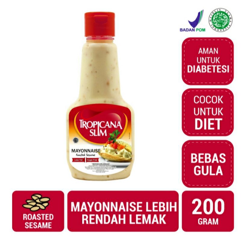 

mayonnaise tropicana slim 200 ml rendah lemak