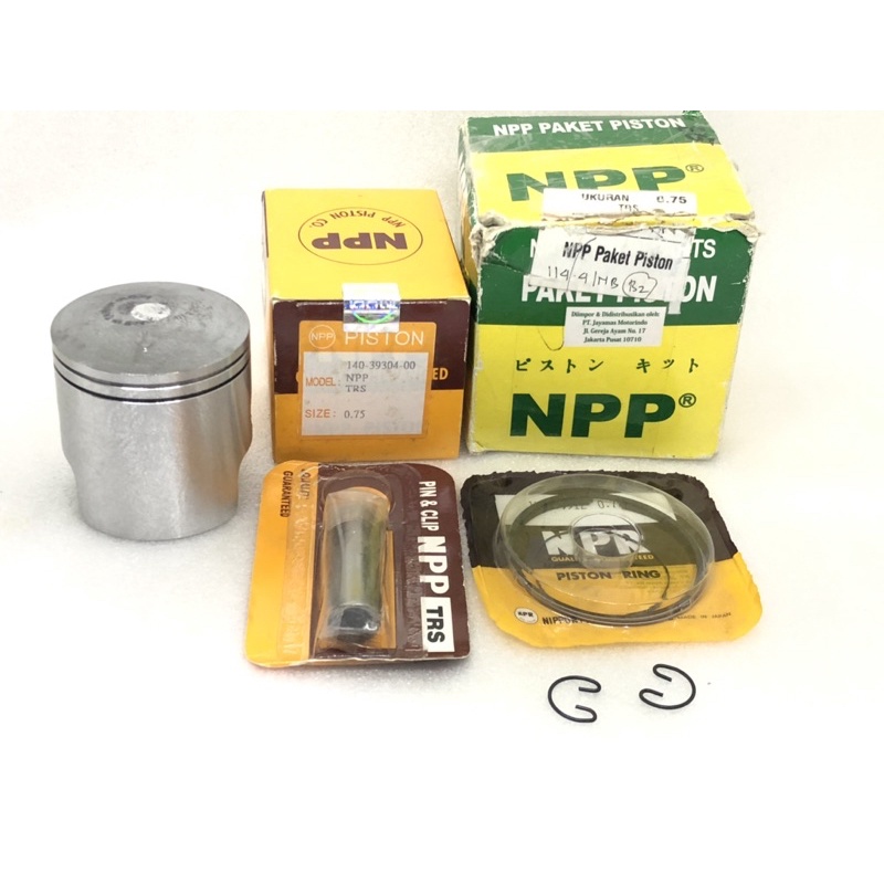 PISTON KIT SEHER KIT PISTON RING PEN KLIP RC110 CRYSTAL TORNADO GS NPP
