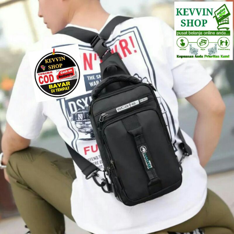 Tas Selempang Pria Haoshuai Tas Pria Trendy Tas Pria Haoshuai Slingbag