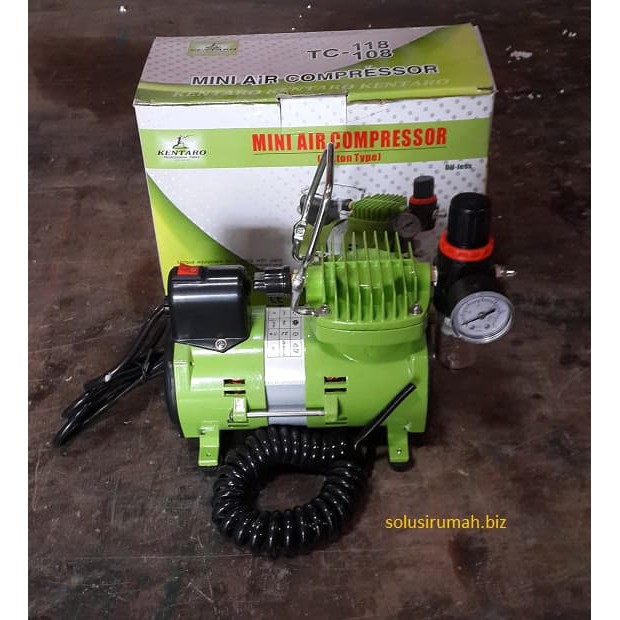 KOMPRESOR MINI AIRBRUSH KENTARO 150W TANPA TABUNG TC108B PCS