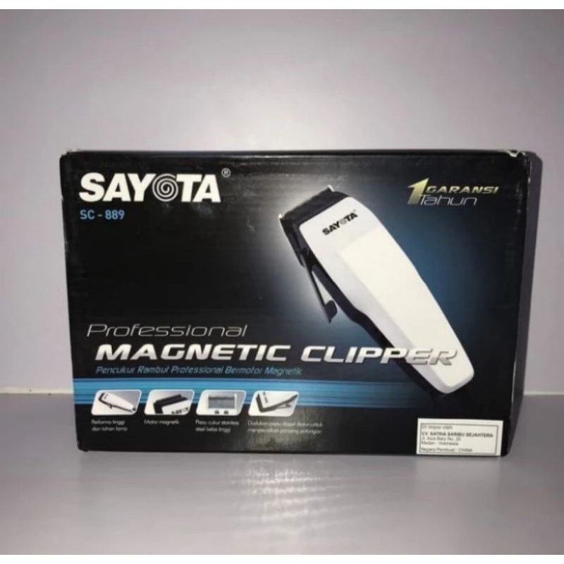 SAYOTA HAIR CLIPPER SC 889 PENCUKUR RAMBUT SET MAGNETIC