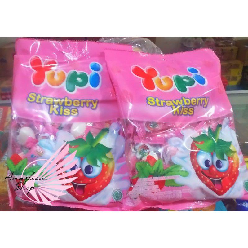 

permen Yupi Strawberry Kiss Pack 120 gram