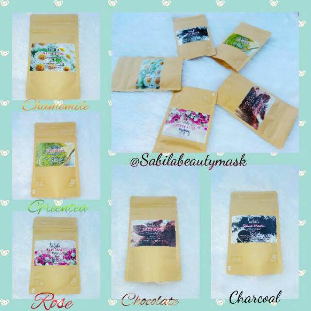 Jelly mask / masker organic