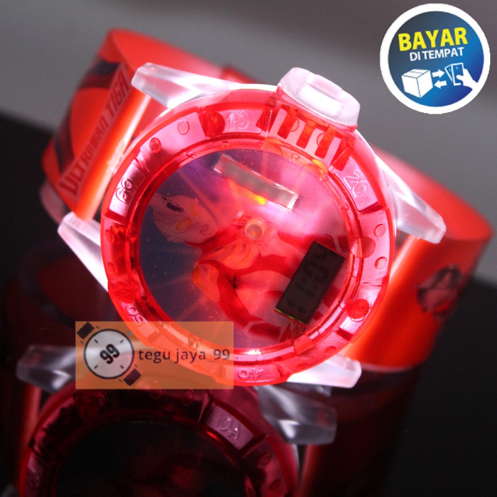 JAM TANGAN FASHION ANAK LAKI LAKI LASER PROYEKTOR DAN MELODI KARAKTER SUPER HERO TG989 GROSIR MURAH