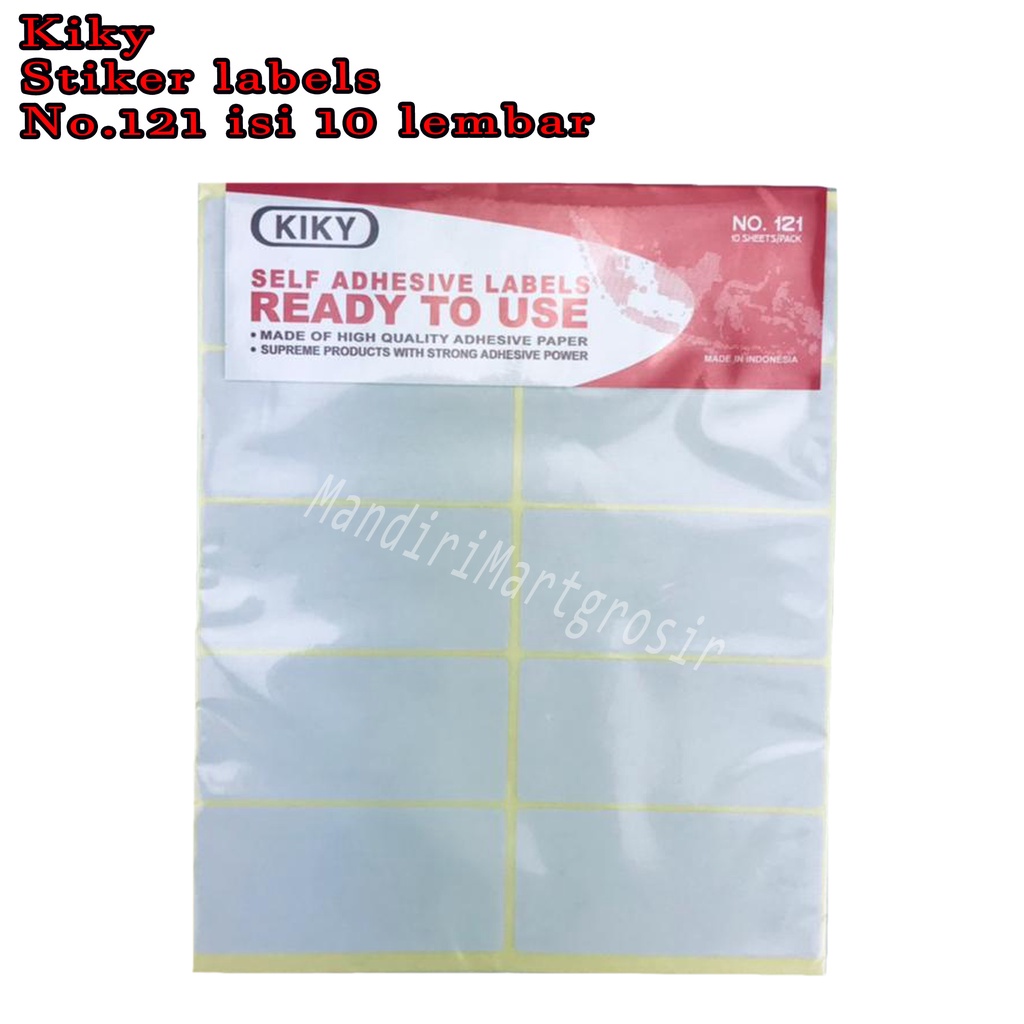 Stiker labels kiky * kiky * No.121 10Sheets