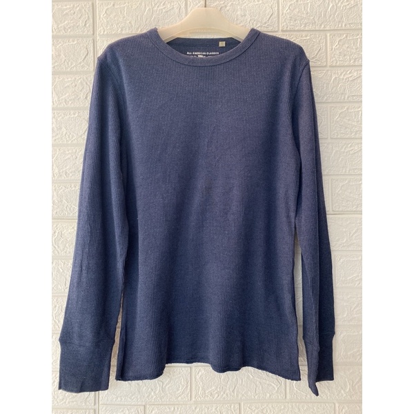 kaos tangan panjang avirex second stuff