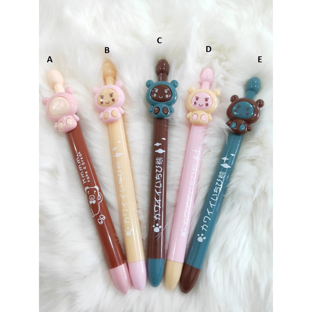 

Mixthings Animal Bear Pen Lucu - Pena Kece Terbaru / Pena Sekolah / Pena Murah / Pena Lucu