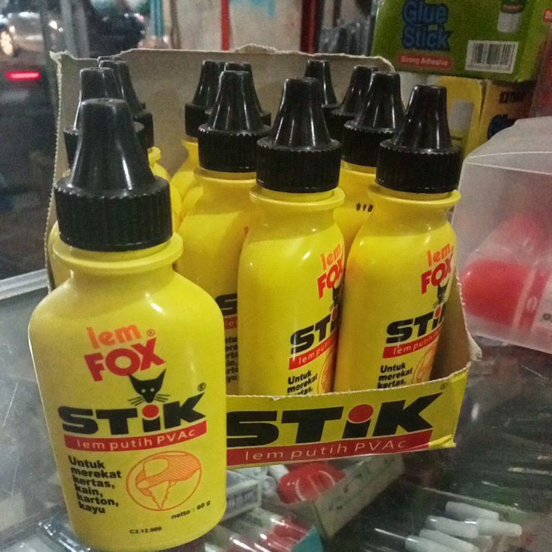 

lem fox STiK lem putih PVAC