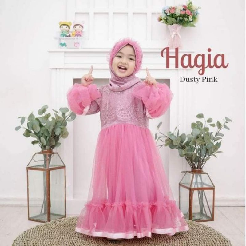 GAMIS HAGIA + KERUDUNG