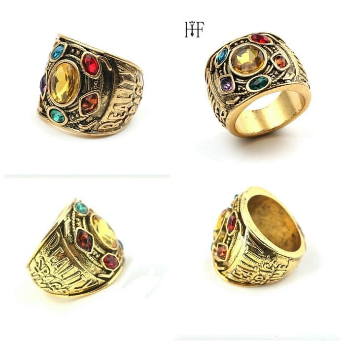 Cincin Thanos the avengers Infinity war end game ironman spiderman