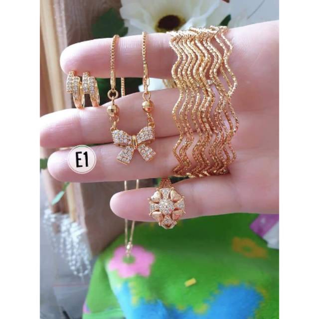 SET 4IN1 PERHIASAN XUPING