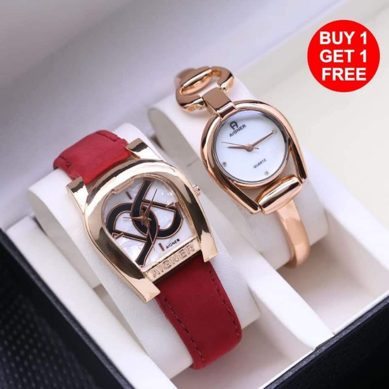JAM TANGAN AIGNER FREE AIGNER RANTAI 3CM