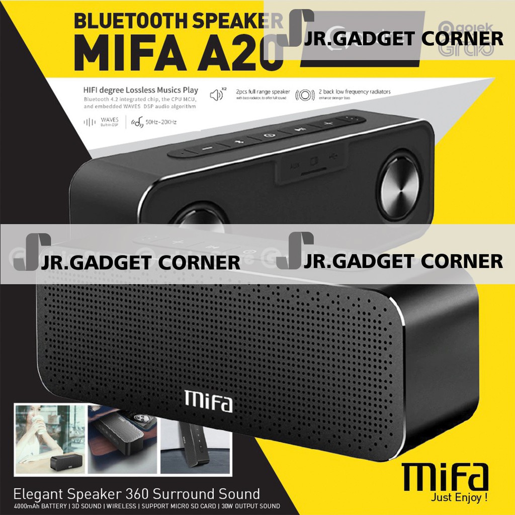 XIAOMI MIFA A20 GARANSI & ORIGINAL Bluetooth Speaker Stereo Portable HiFi HD Bass