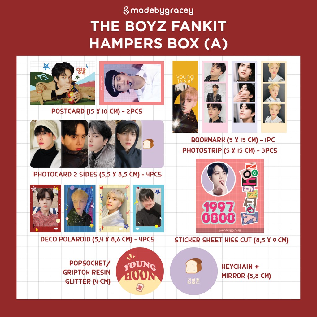 Fankit The Boyz Hampers The Boyz Gift Box The Boyz KPOP TBZ