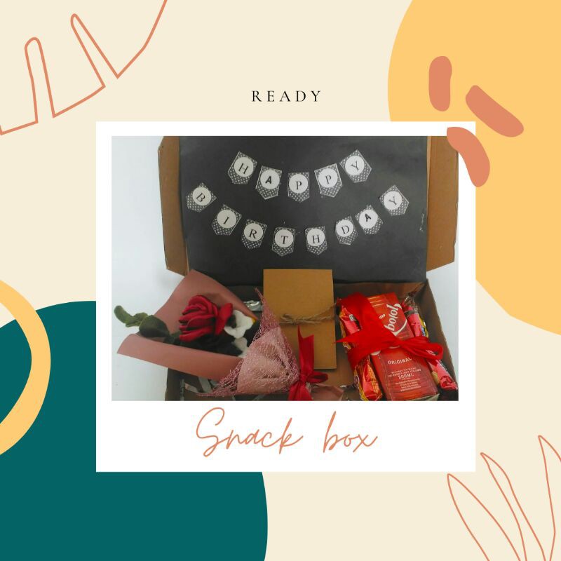 

Snack Box dan Flower Buket Kado Ultah