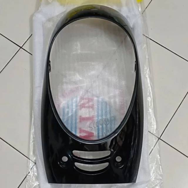 Cover front panel tameng scoopy fi k16 2013-2016 hitam