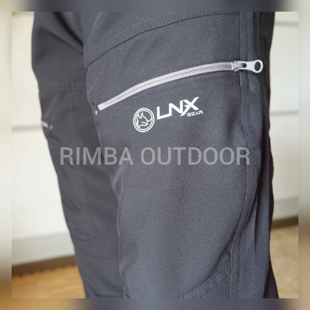 GREY - Celana QUICKDRY LNX Gear  - Celana Outdoor - Celana Gunung - Celana Sport - Celana Pria