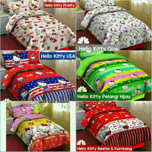 Sprei Star  Hello Kitty 120x200x20