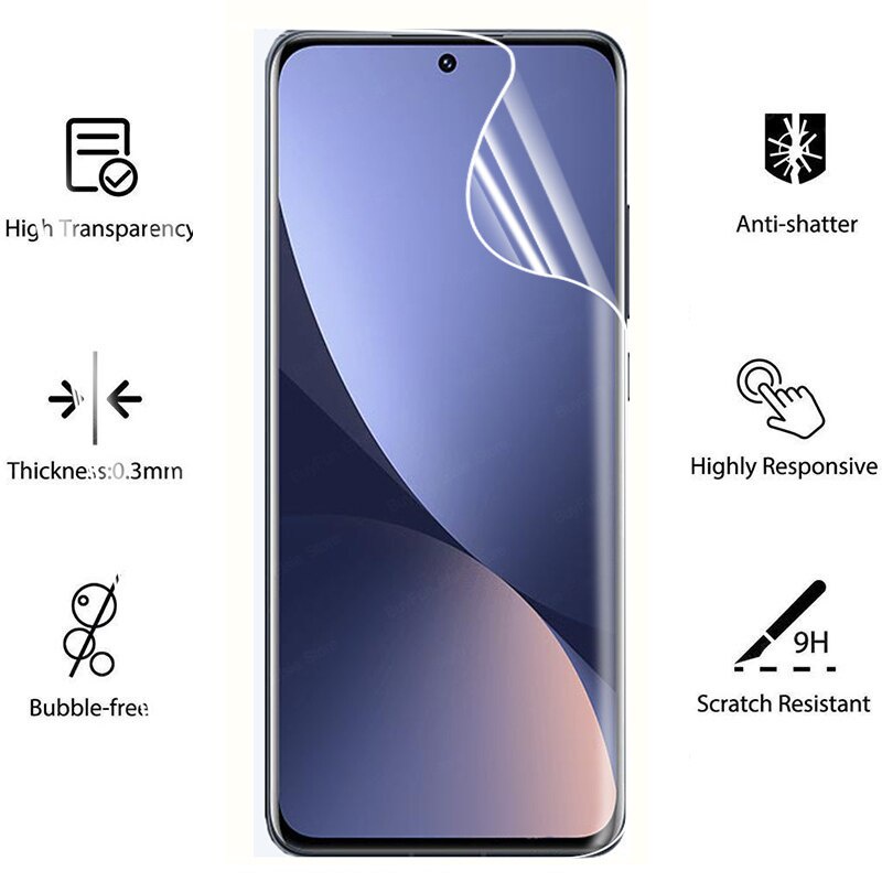 Pelindung Layar Xiaomi 12 Xiaomi 12 Pro Xiaomi 12 Lite Xiaomi 12 Ultra 3 in 1 hydrogel