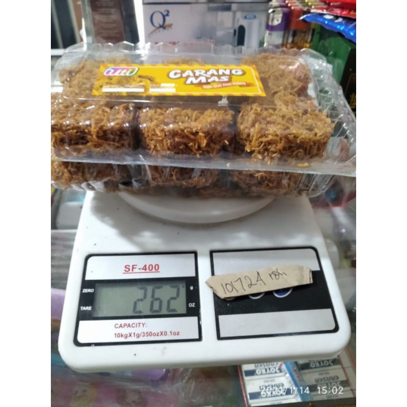 

250gram carang mas / grubi / cakar ayam / ubi kremes isi 12 per mika