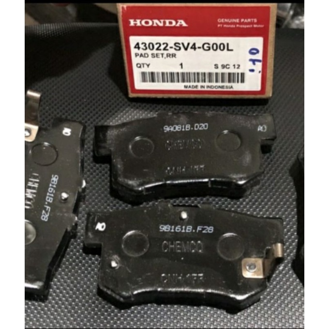 Kampas Rem Belakang Civic 2013-2016, Civic FB