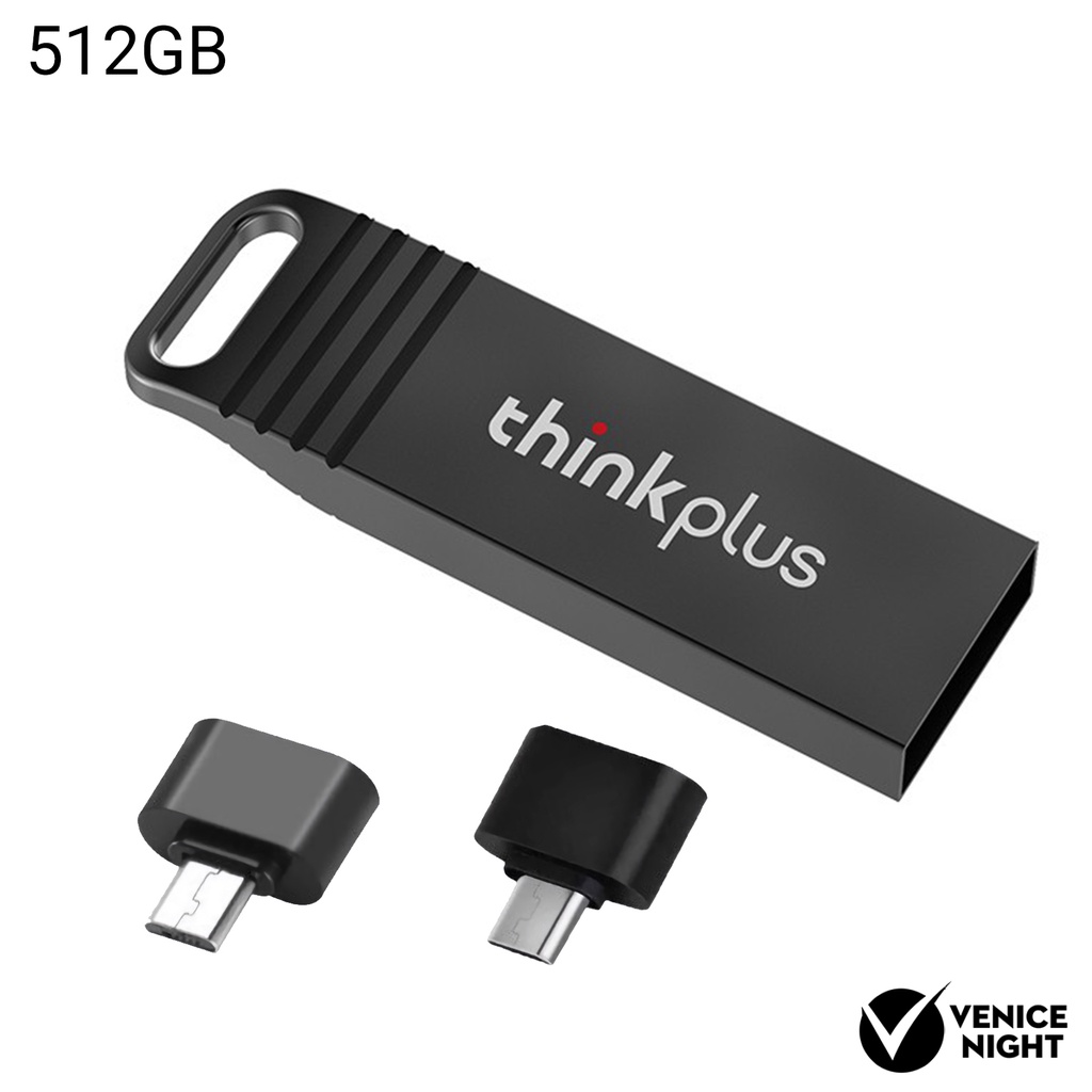 (SF) Lenovo-thinkplus Flashdisk USB High speed Transmisi Data Bahan Logam