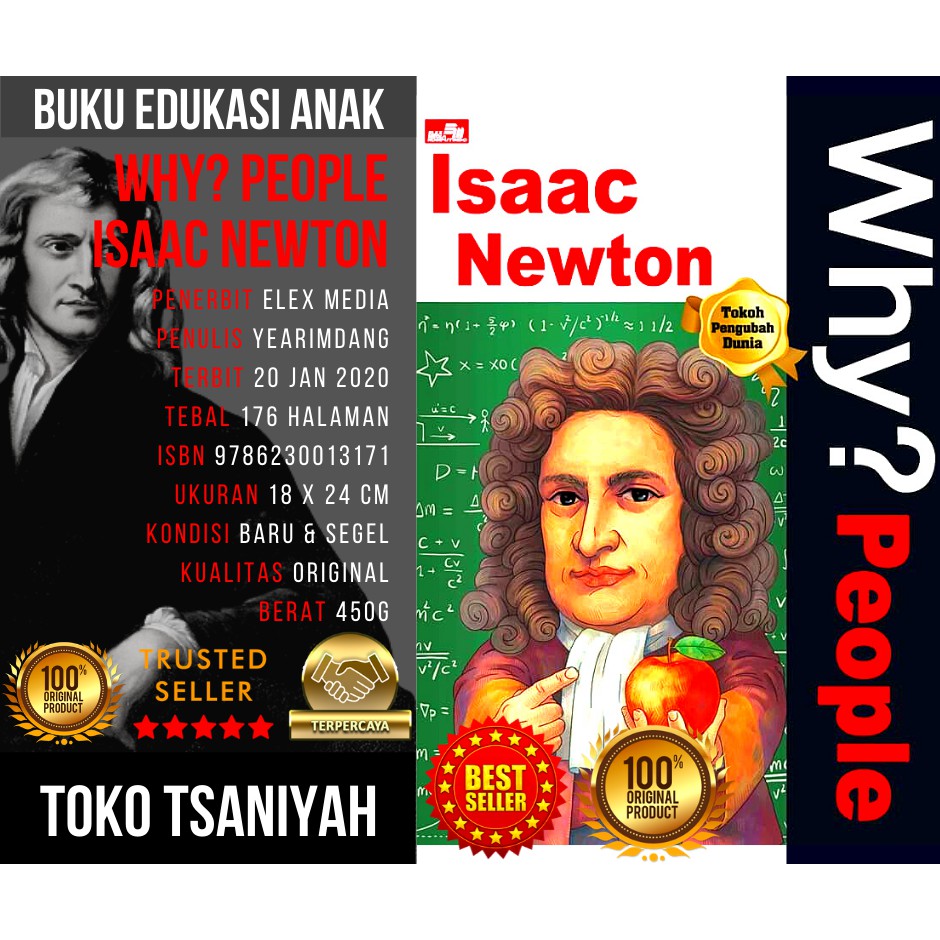 Buku Anak Edukasi Why People Isaac Newton Buku Cerita Anak Biografi