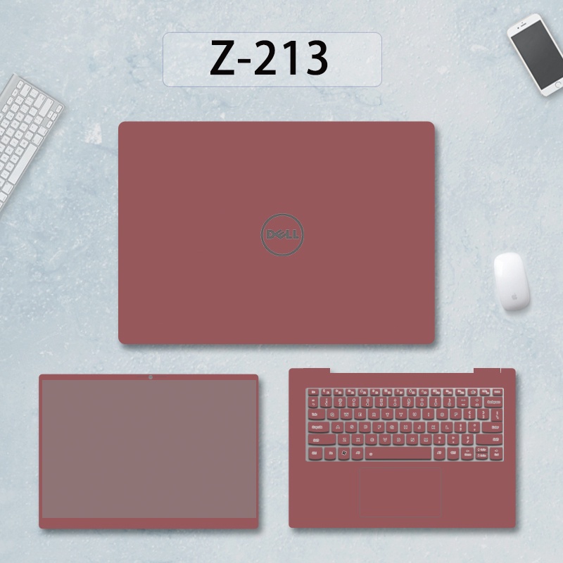 Dell Notebook Sticker Lingyue 14pro PURE COLOR Simple Shell Sticker 5418 Achievement 5310 / 5510 Solid Color Protective Film 15plus Computer 7510 Film 15.6 Inch 7000 Full Body Sticker