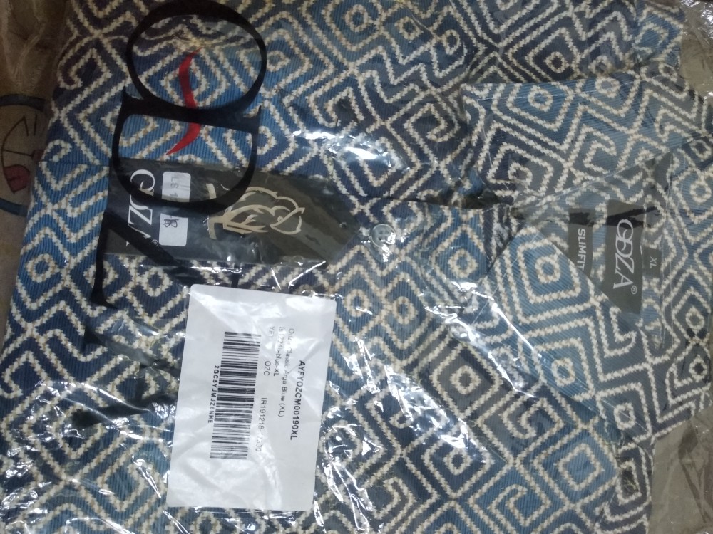 Odza Busana Atasan Batik Pria Lengan Panjang Kemeja Pesta Modern