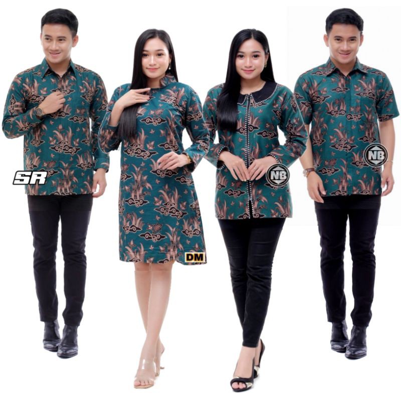 Maura Couple - Sania Ruffle Batik Couple Ori Ndoro Jowi Dnt Garansi Termurah