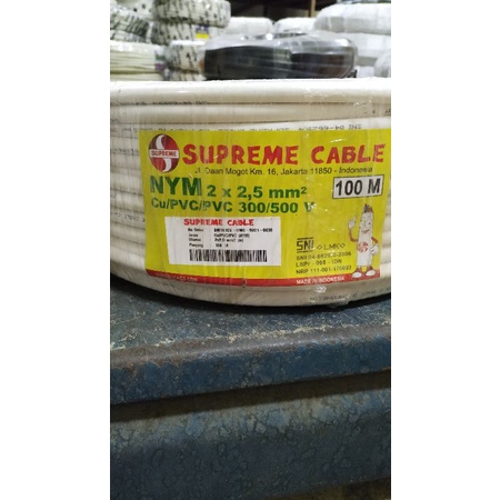 SUPREME KABLE LISTRIK ISI 2 NYM