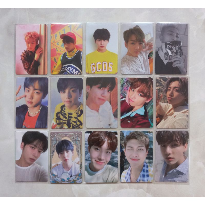 Jual PHOTOCARD PC BTS TXT Jungkook Namjoon J-hope JK RM Soobin (glowing ...