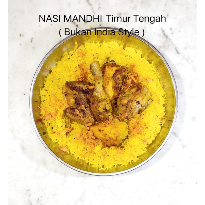 

Bumbu Nasi Mandhi Ori TimurTengah Lengkap Beras Basmati Premium Tinggal Masak