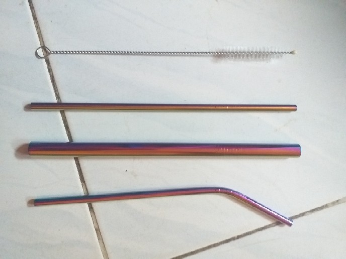 Ready Grosir - Sedotan Stainless 5n1 Bisa Digunakan Kembali