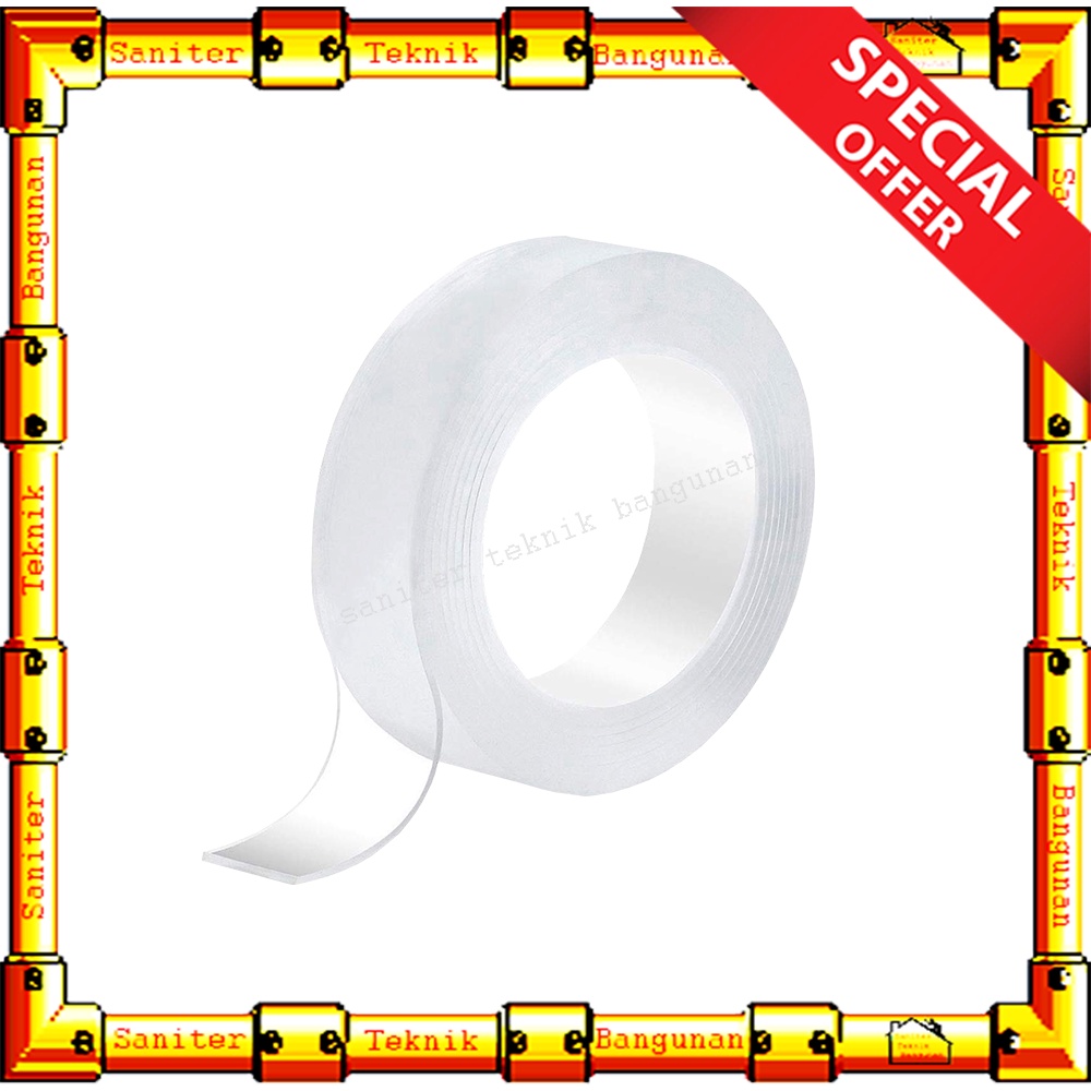 Double Tape Bening Sided Tape Solatip 2 Sisi Anti Air Glorious