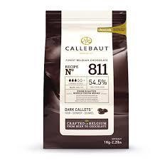 Callebaut 54% Bitter Sweet Dark Chocolate Chips '811' Callets 1kg