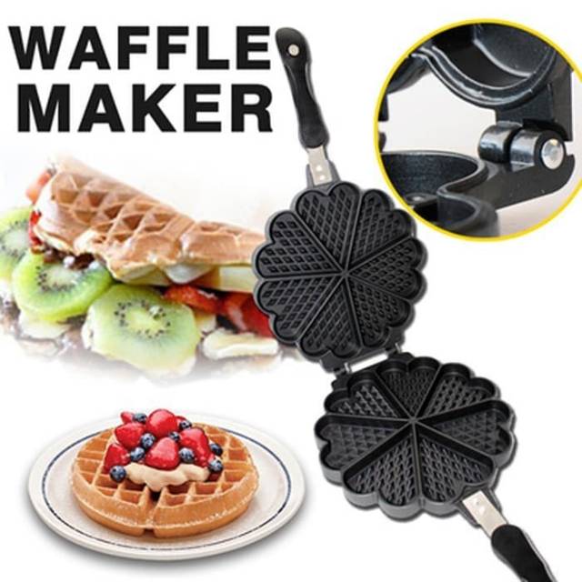 BATAM - WAFFLE CAKE PAN cetakan kue waffle 23 cm