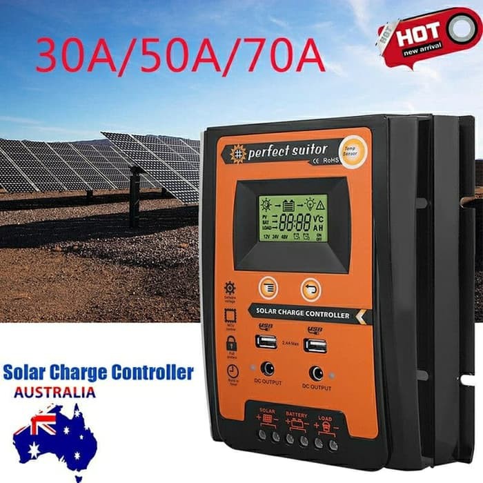 mppt 70A 12v/24v solar panel surya solar control charger solar cell