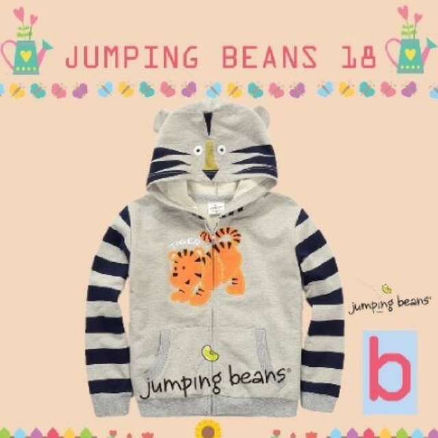 Jaket/jaket hoodie/jaket anak laki/Jumping Beans Tiger