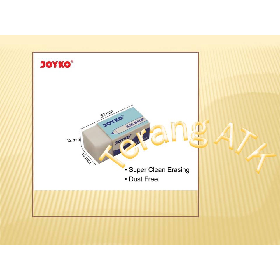 

Penghapus Pensil Kecil Merek Joyko B-40
