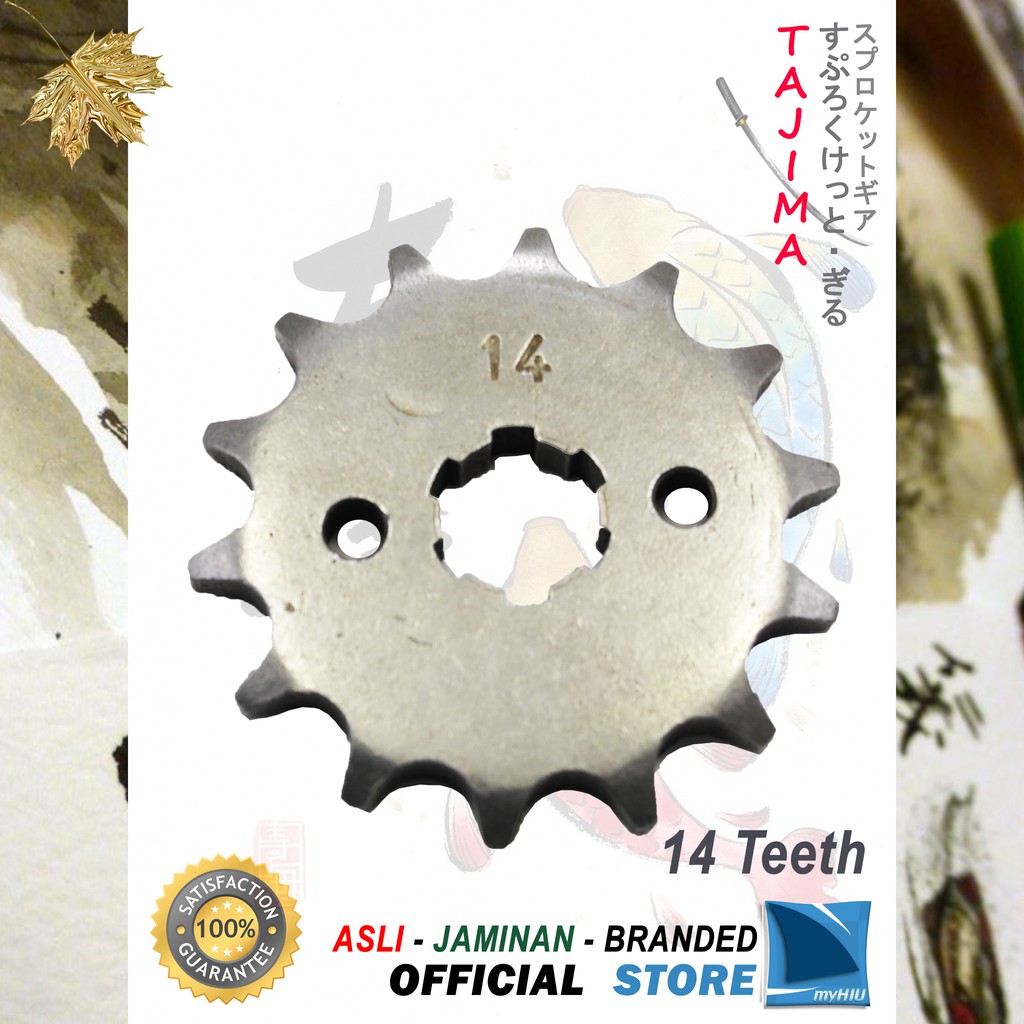 Gigi Tarik 13T ~ 16T YAMAHA Byson Gir Depan - Front Sprocket Gear TAJIMA