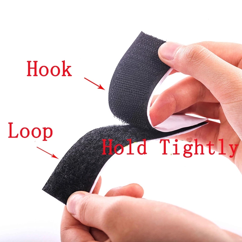 1M Self Adhesive Tape,Hook &amp; Loop Glue Strong Adhesive Magic Sticker,Hook Loop Closure Tape Sticker