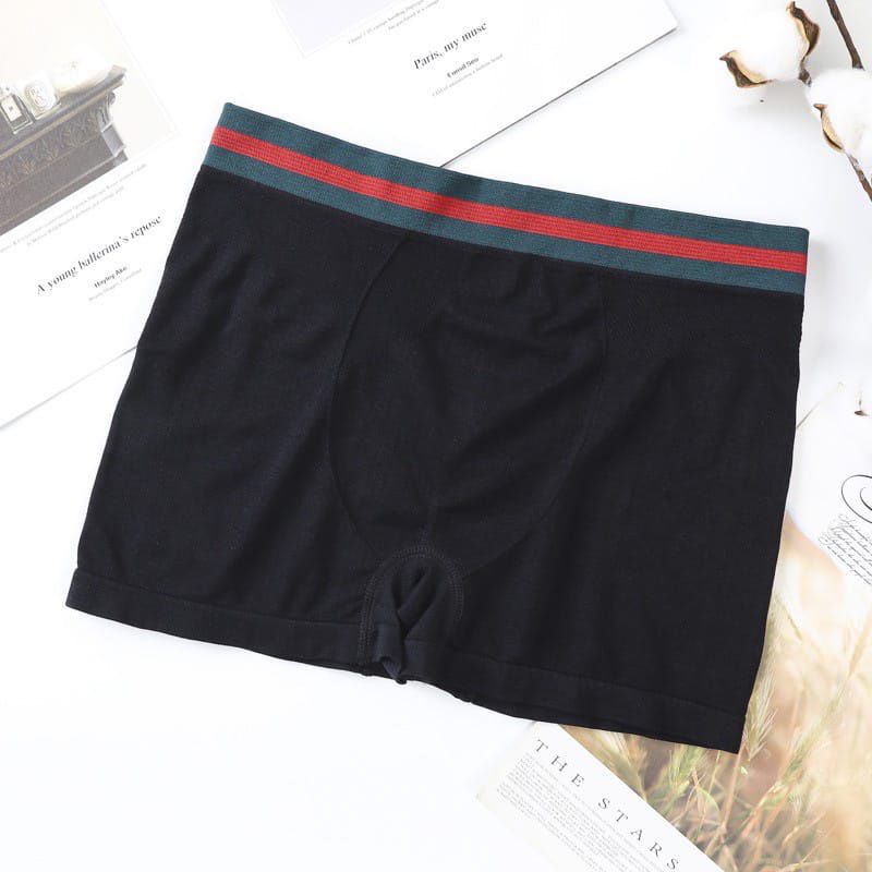 [Vira]Celana Dalam Boxer Premium Bahan Rajut Cd Pria Import Boxer Polos