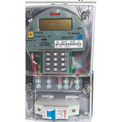 kwh pascabayar itron, smart, melcoinda