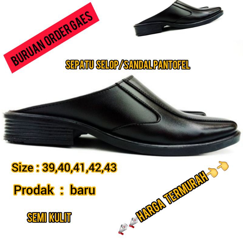 sepatu sandal pria Sepatu selop Pria