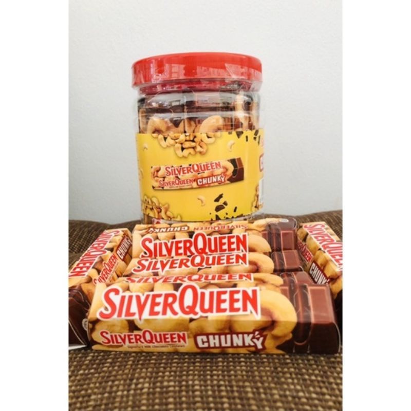 

Silverqueen chungky bar chasew 26gr