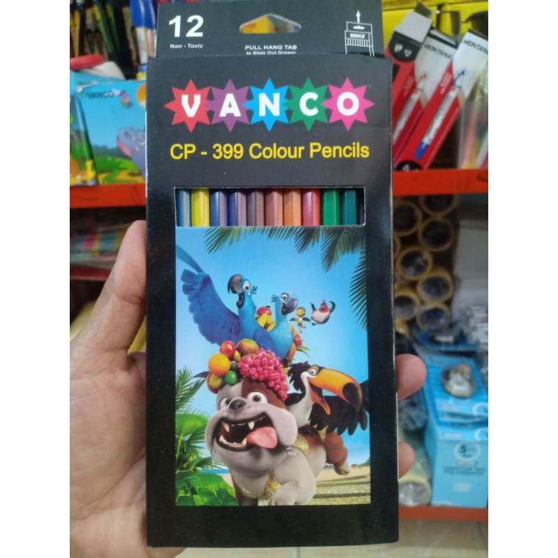 

(110gr) 1set Pensil warna VANART panjang 12 warna