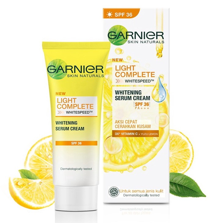 PROMO GARNIER LIGHT COMPLETE SERUM CREAM SPF36/PELEMBAB (KECIL)